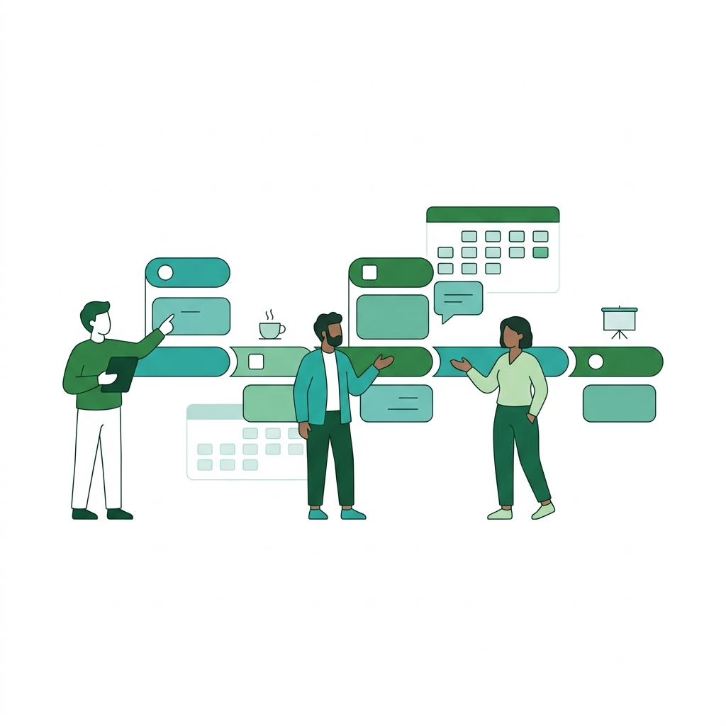 Conference Schedule Illustration